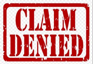 Claim denied 1